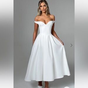 BabyBoo LANETTA MIDI DRESS - IVORY